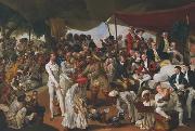 A Cockfight in Lucknow  Johann Zoffany